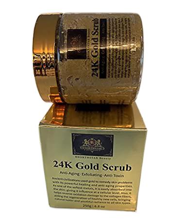 BNORTHSTAR 24K Gold Scrub | Pure 24K Gold Anti-Aging Exfoliator | Detoxifying Skincare for Radiant Skin - Buy Online on GoSupps.com
