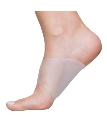 ZenToes Gel Arch Supports for Plantar Fasciitis  Flat Feet  Foot Support Pain - Pair of Gel Inserts for Sandals  Sneakers  Boots  High Heels  Shoes (Small fit Men's 5-8.5  Women's 6-9.5) Small (Pack of 1)