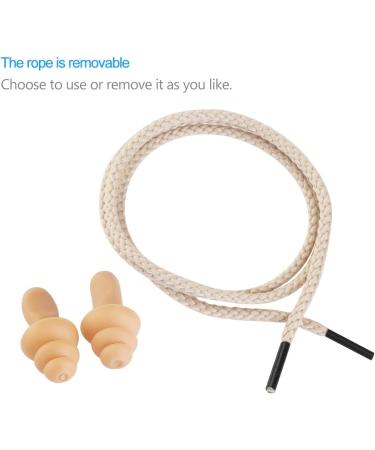 WINOMO Ear Plugs - 50 Pairs Corded Soft Silicone | Reusable Sleep & Hearing Protection for Swimming - Buy Online on GoSupps.com