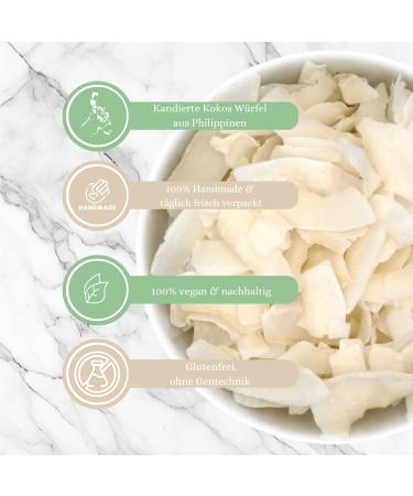  1001 Frucht 1001Fruit - Coconut Chips - Unprocessed no added sugar - 250g - 100% unsweetened and unroasted coconut flakes - Buy Online on GoSupps.com