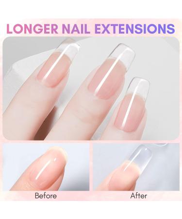 Makartt Poly Nail Gel 50ML Builder Gel for Nail Extensions - White Pink Nude Clear Rosy Gel | Technician Starter DIY Salon Design - Pack of 2 - Buy Online on GoSupps.com