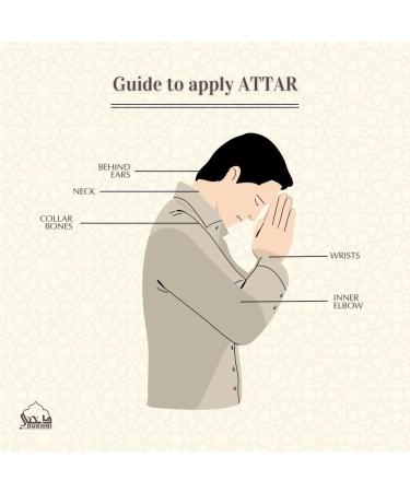 Dukhni Sandalia Attar Perfume Oil 6ml of Premium Sandalwood Oil, Authentic Sandalwood fragrance oil for Men & Women | Luxurious Islamic Gift | Alcohol-Free & Vegan - Buy Online on GoSupps.com