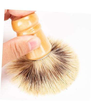 Magiclulu Wooden Handle Razor Brush - Premium Shaving Brush for Men | Perfect Father's Day Gift - Buy Online on GoSupps.com