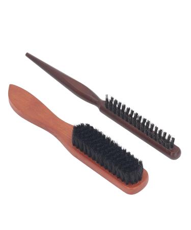 Grooming Beard Brush 2 Pack Durable Ergonomic Design & Soft Bristles for Men's Beard Care - Buy Online on GoSupps.com