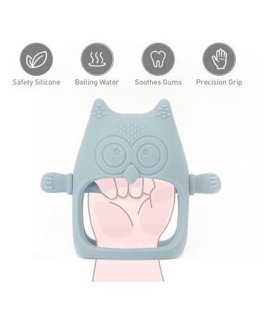 Buy BPA-Free Drop-Proof Silicone Teething Ring | Soft Teething Toy for Babies 3 Months+ - Buy Online on GoSupps.com