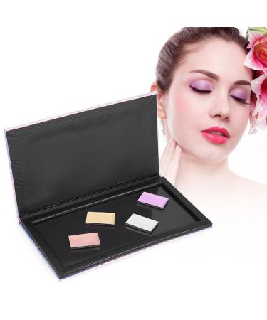 Magnetic Make-Up Palette with Mirror | Empty Storage Box & 20 Metal Stickers - Holographic Mermaid Style - Buy Online on GoSupps.com