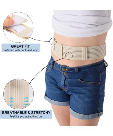 D Cotton Belt Peritoneal Dialysis Catheter Supplies | Adjustable Abdominal Holder for Secure Dialysis Line | Medium Size 28-41 Inch | Pack of 1 - Beige - Buy Online on GoSupps.com