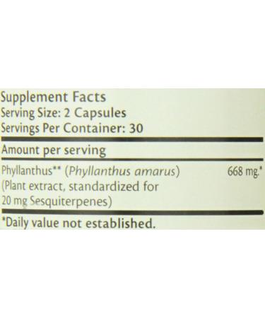 Nature's Formulary Phyllanthus 60 Count - Buy Online on GoSupps.com