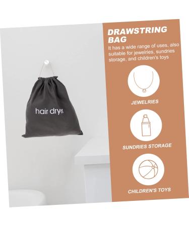 DRESSOOS 8 Pcs Hair Dryer Storage Bag Packaging Bag Hair Dryer Drawstring Pouch Hair Dryer Cotton Bags Canvas - Buy Online on GoSupps.com