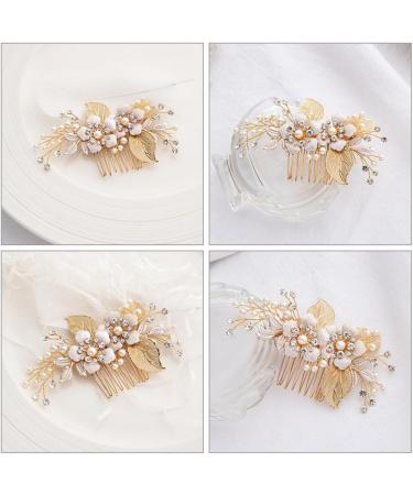 Beaupretty Bride Wedding Comb Headpiece Prom Hair Accessory Women Decorative Hair Comb - Buy Online on GoSupps.com