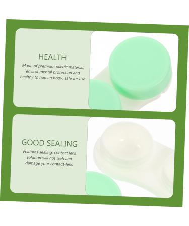 Solustrie Travel Contact Lens Case Set - Eye Color Lens Tank & Double Glasses Holder | Compact & Efficient Lens Care for Students - Buy Online on GoSupps.com