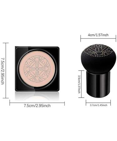 Yumira Air Cushion BB Cream - Mushroom Head Foundation | Moisturizing Brightening Concealer & Makeup Base for All Skin Types - International Shipping Available - Buy Online on GoSupps.com