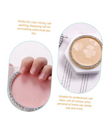 6 Pcs Nail Art Palette Set - Makeup & Nail Display Plates - Assorted Colors - Perfect for Nail Art Supplies & Resin Display - Buy Online on GoSupps.com