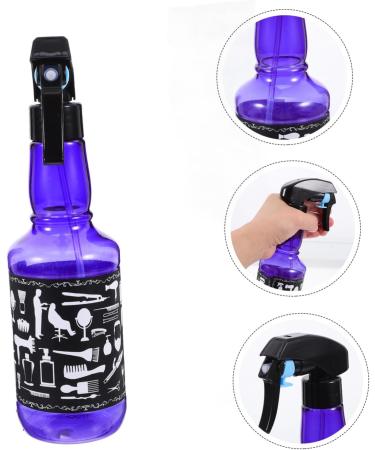Lurrose Purple Hairspray Bottle - Empty Stylist Spray Bottle for Curly Hair | Hairdresser Accessories | International Shipping - Buy Online on GoSupps.com