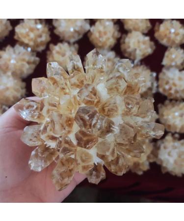 Home Decoration 400-800g New Find Natural Beatiful Yellow Tibetan Quartz Crystal Cluster Specimen Stones Crystal (Size : 500-600g) - Buy Online on GoSupps.com