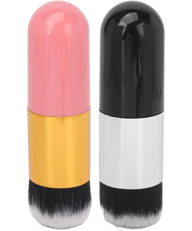 Eyeshadow Brush Makeup Brush Soft Bristles Multipurpose 2 Pieces Ideal Salon Gift - Buy Online on GoSupps.com
