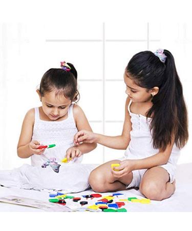 ACCGLORY Shiny Metallic Tone Hair Scrunchies Set for Women - 6 Pack Elastic Hair Ties with Glitter Ponytail Holder - Buy Online on GoSupps.com