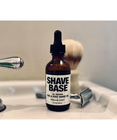 Shave Base Pre and Post Shave Oil 2 oz. - Moisturizing Formula for Smooth Skin - Buy Online on GoSupps.com