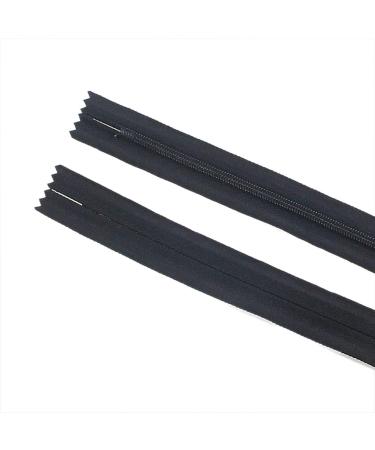 Leekayer 24 inch Black Nylon Coil Zippers - Pack of 20 | DIY Sewing Tools for Crafts - Buy Online on GoSupps.com