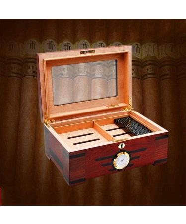 MOLVUS Cigar Cedar Wood Alcoholic Cigars Wood Cigar Box Cigar Cabinet Cuban Cigar Box Cigar Boxes Decorative Box - Buy Online on GoSupps.com