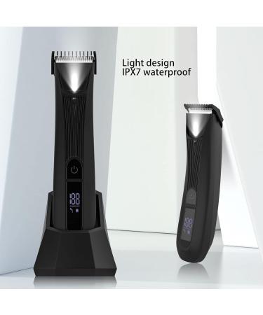 Rechargeable Electric Body Hair Clipper Ergonomic Handle Long Lasting Design Stainless Steel Ceramic Blades Suitable for Groin Armpit Chest and Private Areas  - Buy Online on GoSupps.com