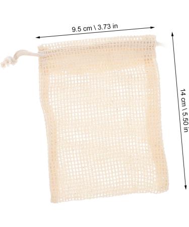 AUTSUPPL 5pcs Soap Storage Bag Luffa Body Scrub Soap Saver Soap Exfoliating Soap Pouch Bag Soaps Cotton Linen - Buy Online on GoSupps.com