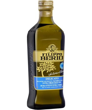 Filippo Berio Gold Selection Delicato Extra Virgin Olive Oil - 750mL Dark Glass Bottle - Buy Online on GoSupps.com