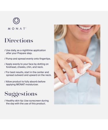 MONAT Rewind Age Control Nectar | Fast Absorbing Hydrating Serum | Anti-Aging Face Cream with AHA & Hyaluronic Acid - 30 ml - Buy Online on GoSupps.com