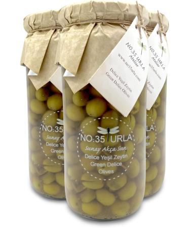 No.35 Urla Atelier Olives with Turmeric in a Hammer | 100% Natural and Handpicked Olives | Ideal for Salads Snacks Dressings and Marinades | Premium Quality I 600g - Buy Online on GoSupps.com