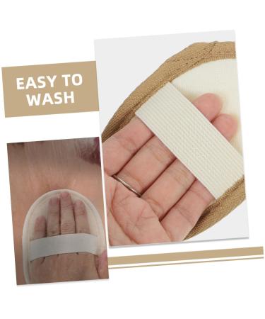 NOLITOY 4pcs Loofah Scrub Sponge Mats - Bath Ball Wipe & Flower Shower Body Scrubber | 8cm Loofah Sponges for Ultimate Relaxation - Buy Online on GoSupps.com