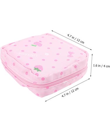 Healifty Menstrual Cloth Pads Wallet Pouch | Period Bag Organizer - 4 Pcs Outdoor Decor Id Case | Portable Storage Bag - Pinkx2pcs - Buy Online on GoSupps.com