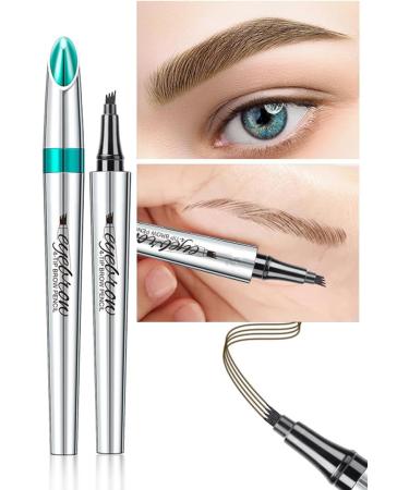 Eyebrow Pencil Eyebrow Microblading Pencil - Liquid Waterproof Eyebrow Pencil - Eye Makeup Eyebrow Pencil Micro Four Point Eyebrow Pencil - Natural Eyebrow Makeup (Light Curry) - Buy Online on GoSupps.com