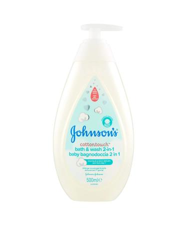 Johnson's baby 2-in-1 shower bath Cottontouch for children and babies with real cotton without dyes alcohol and soap no more tears 500 ml more - Buy Online on GoSupps.com