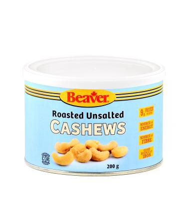 Beaver Roasted Unsalted Cashews