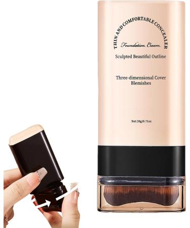 gifyym Umriss Stick Stick stick corrector cream foundation with brush natural opaque branch foundation for full coverage with brush Twig moisturizing makeup revolution for Christmas 02 - Buy Online on GoSupps.com