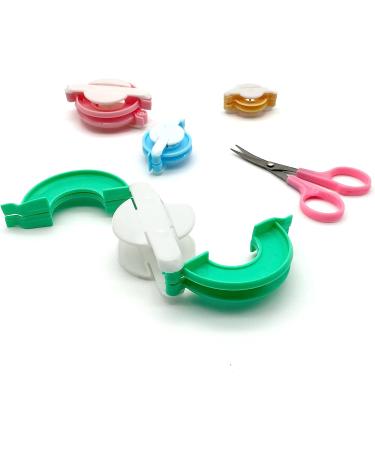 Pom Pom Makers Set - 4 Sizes with Scissors for Easy Pompom Making - Buy Online on GoSupps.com