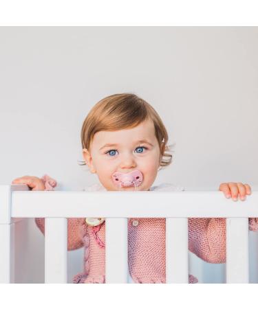 Suavinex Gold Edition Pacifier for 0-6 Months - Flat & Symmetrical Silicone SX Pro - Pink | International Shipping Available - Buy Online on GoSupps.com