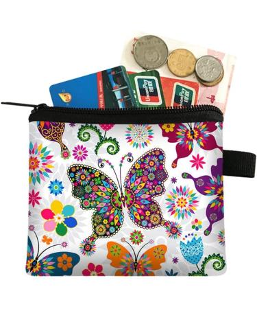 Buy JKJF 3-Piece Colorful Canvas Mini Zipper Bags - Stylish Wallet for Coins Money Cards Headsets & Cosmetics - International Shipping Available - Buy Online on GoSupps.com