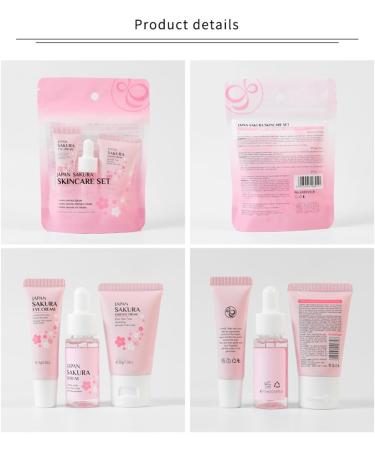 Skincare Gifts for Teen Girls Skincare Set Cherry Blossom Skincare Sets 3 Piece Gift Set with Eye Cream Serums Creams Lotion ... - Buy Online on GoSupps.com