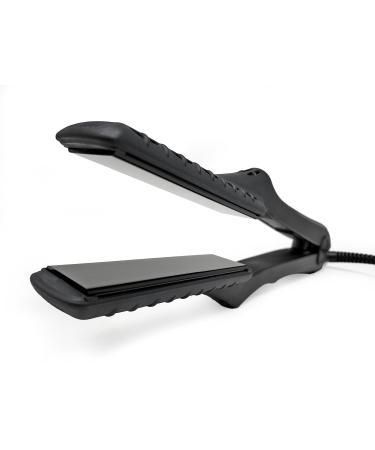 CROC LED Black Titanium Flat Iron 1 Inch - Premium Hair Straightener for Sleek Styles | International Shipping Available - Buy Online on GoSupps.com