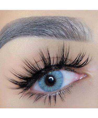 Buy Freshlady Mavelle Hidrocor Annual Colored Contact Lenses | Natural Opaque Options for Dark Eyes in Blue & Gray (Topazio) - Ships Internationally - Buy Online on GoSupps.com