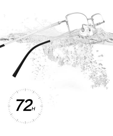 Riccie Women's Aspherical HD Titanium Glasses - Dioptrie +1.0 to +3.0 | Anti-Flash & Fatigue Relief - Buy Online on GoSupps.com