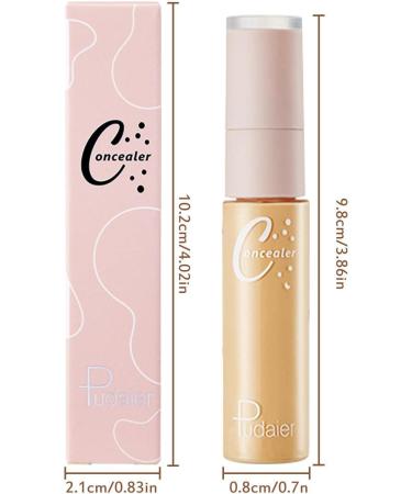 Concealer Stick Double Ended Contouring Highlight Stick Under Eye Concealer and Lightweight Illuminating Facial Cosmetic for Women #02 - Buy Online on GoSupps.com