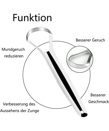 Stainless Steel Tongue Cleaners - 4 Pack for Fresh Breath & Oral Health | Reusable U-Shaped & Open Design - Buy Online on GoSupps.com