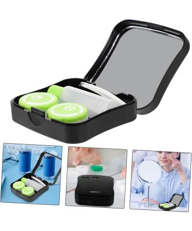 Partykindom Cute Animal Eye Care Set: 2-in-1 Container & Holder for Glasses & Contact Lenses - Clear Stand & Case - Buy Online on GoSupps.com
