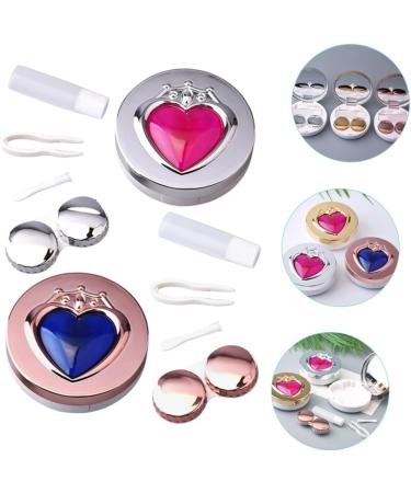 Hapinary Ceramic Contact Lens Case & Toothbrush Holder - Travel Organizer for Colored Contacts & Glasses - Buy Online on GoSupps.com