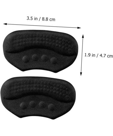 NOLITOY Heel Stickers - 3 Pairs High Heels Grips & Liners | Self-Adhesive Wear-Resistant Gel Pads for Comfort & Breathability - Buy Online on GoSupps.com