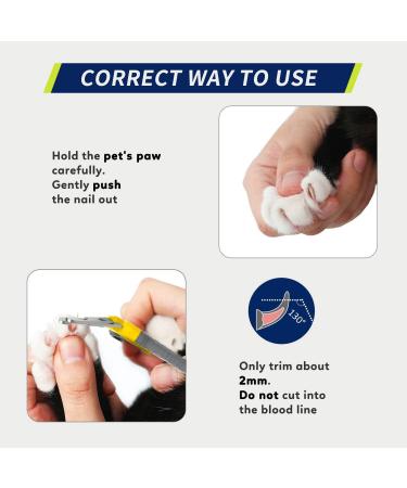 Professional Wepet Claw Scissors for Pets | Safe & Spicy Gray/Bumblebee Yellow | Ideal for Cats Dogs Kittens & Small Animals - Buy Online on GoSupps.com