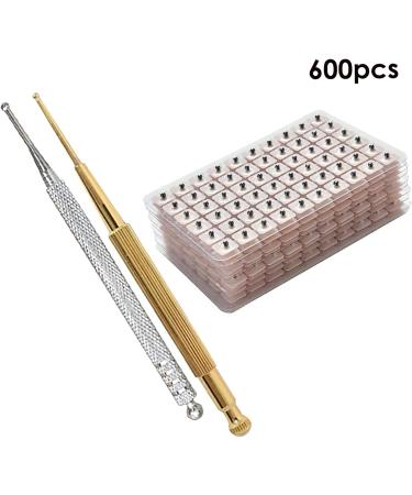 600 Pieces Ear Seed Acupuncture Stickers - Disposable Acupressure Pen & Meridian Massage Tools for Scar Care | International Shipping - Buy Online on GoSupps.com
