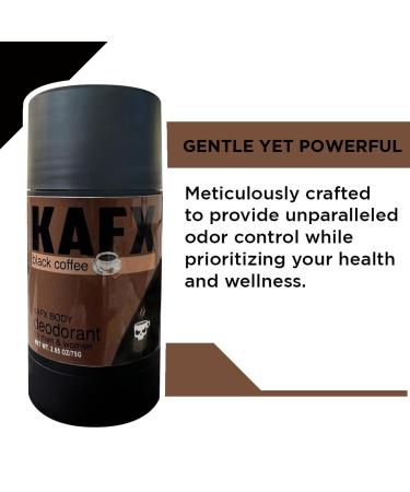 Natural Deodorant for Women & Men - Aluminum-Free Long-Lasting Coffee Oil Infusion - 2.65 oz/75 g - Buy Online on GoSupps.com